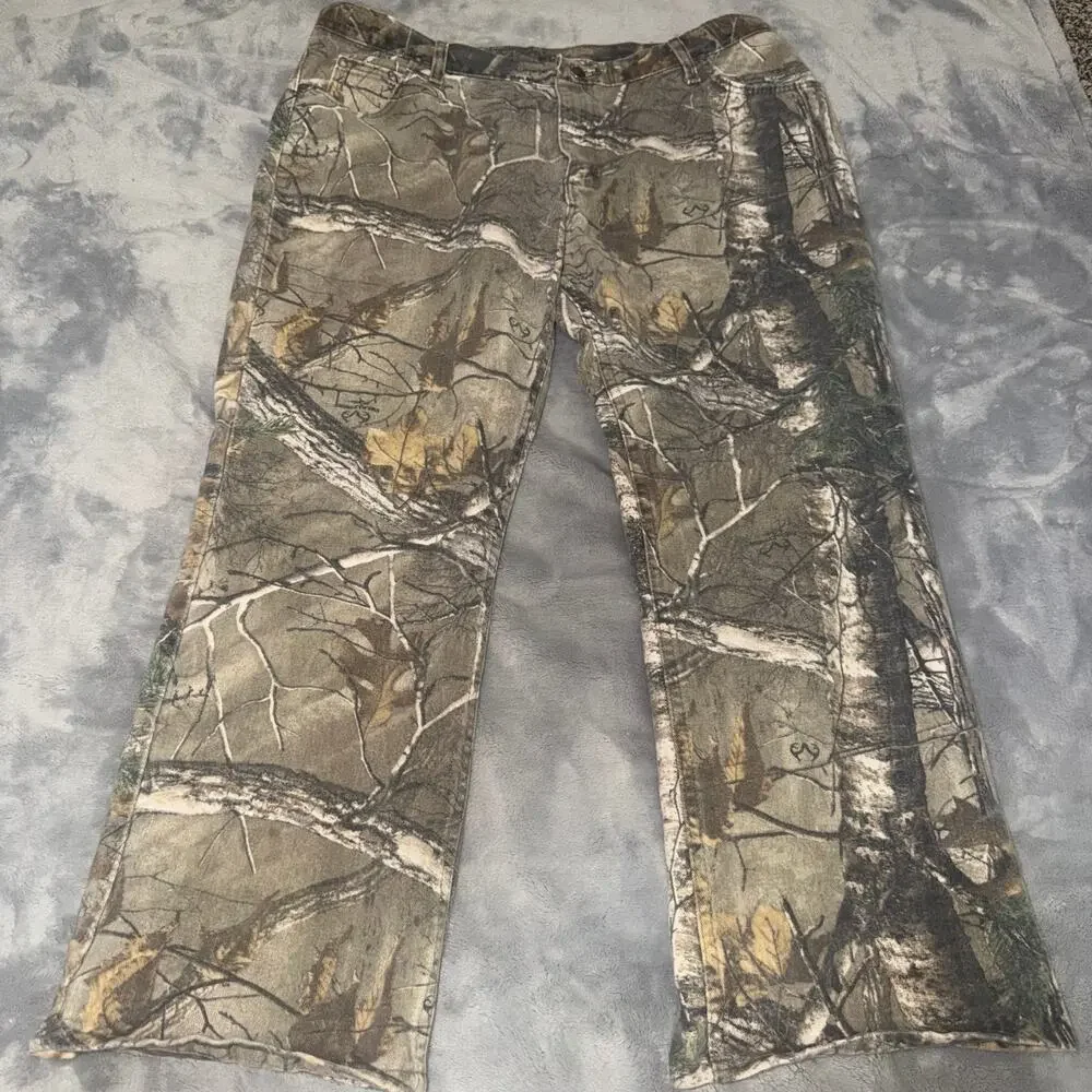 Wrangler Pro Gear Realtree Camo Pants Size 36x30 Hunting